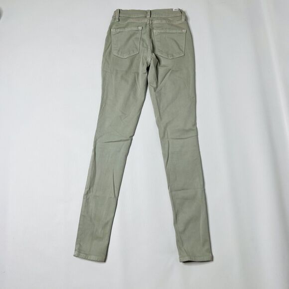 KanCan Moto Jeans Women's Size 24x29 Skinny, Sage Green, Low Rise - Picture 11 of 13